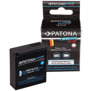 Platinum Battery Panasonic DMW-BLG10, DMW-BLE9, DMC-GF3, DMC-LX85, DMC-LX100