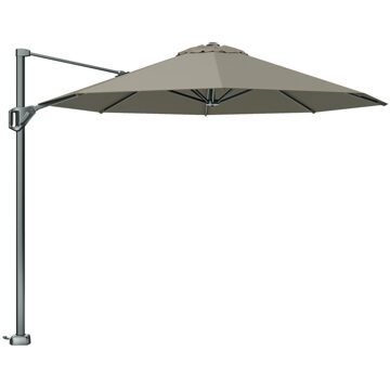 Platinum Voyager Ronde Zweefparasol T1 3m. - Taupe Bruin