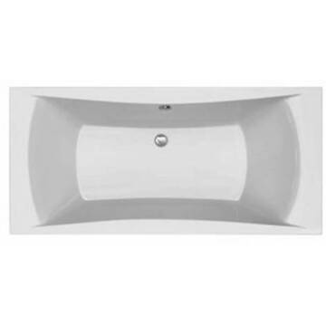 Plieger Duo Ligbad Temple Acryl 190x90x47 cm Wit