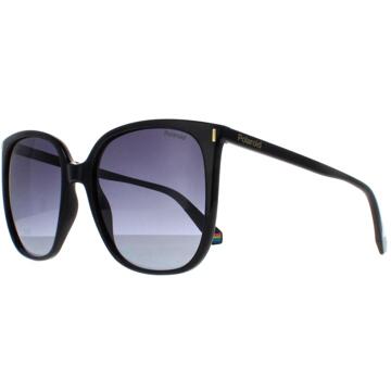 Polaroid Vierkant Vrouwen Zwart Grijs Gradiënt Gepolariseerd PLD 6218/S