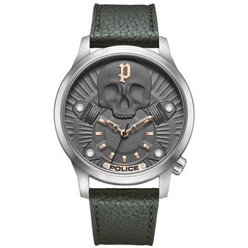 Police Roestvrijstalen kwarts herenhorloge grijs Police , Gray , Heren - ONE Size