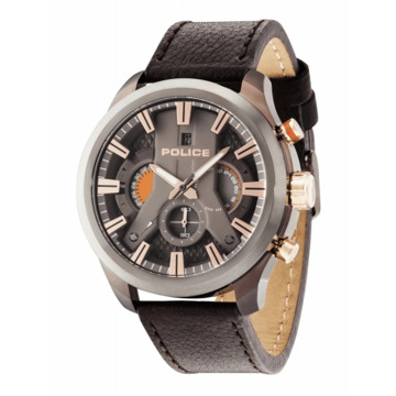 Police Roestvrijstalen Quartz Herenhorloge Grijs Police , Gray , Heren - ONE Size