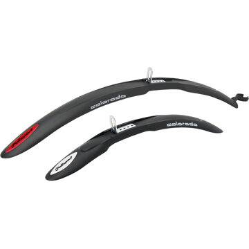 Polisport Spatbord set Colorado kunststof 26 inch zwart