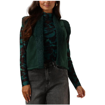 POM Amsterdam Teal Green Lammy Blazer Pom Amsterdam , Green , Dames - 2Xl,Xl,L,S,Xs