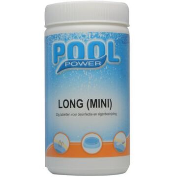 Pool Power Mini Chlorine tabletten-20 gr. 1 kg Wit