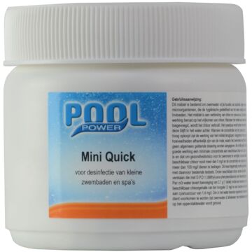 Pool Power Mini Quick Tabletten 0,5 Kg Wit