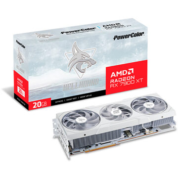 PowerColor Radeon RX 7900 XT Hellhound Spectral White 20GB OC Grafische kaart