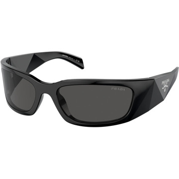 Prada Stijlvolle Zonnebril Zwart Prada , Black , Unisex - 60 MM