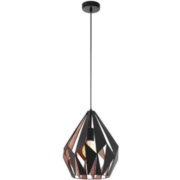 Praxis Carlton 1 Hanglamp Zwart