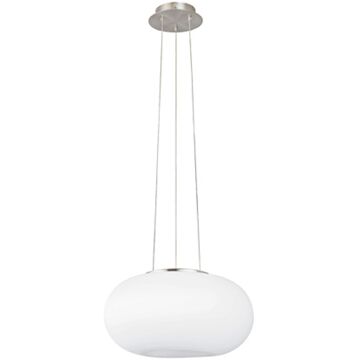 Praxis Optica Hanglamp - E27 - Ø 35 cm - Grijs/Wit