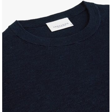 Profuomo Pullover Crew Neck Navy   M