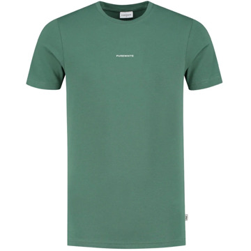 PureWhite T-shirt korte mouw PureWhite , Green , Heren - 2Xl,Xl