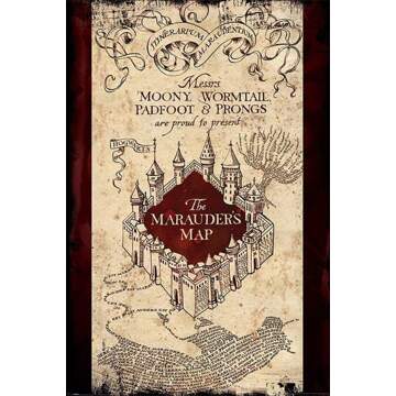 Pyramid International Poster Harry Potter The Marauders Map 61x91,5cm Multikleur