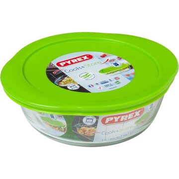 Pyrex Schaal Rond met Deksel, 1 liter - Pyrex | Cook & Store Transparant