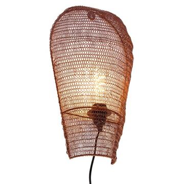 QAZQA Oosterse wandlamp brons 45 cm - Nidum