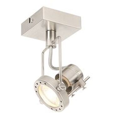 QAZQA suplux - Wandlamp - 1 lichts - H 105 mm - Staal