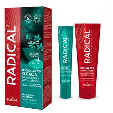 Radical Haarverlies Radical Trichology Treatment Hair Growth Boost 50 ml + 20 ml