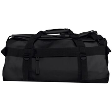 Rains Texel Duffel Bag Small W3 black Weekendtas Zwart - H 28 x B 55 x D 28