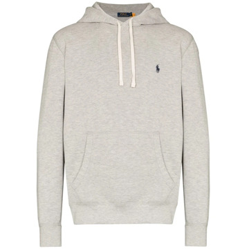 Ralph Lauren Hoodie met logoborduring Grijsmele - XL