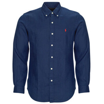 Ralph Lauren Regular fit overhemd van linnen Donkerblauw