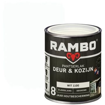 Rambo Deur & Kozijn pantser lak zijdeglans dekkend wit 1100 750 ml