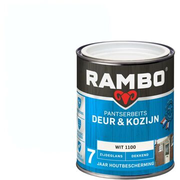 Rambo Deur & Kozijn pantserbeits zijdeglans dekkend wit 1100 750 ml