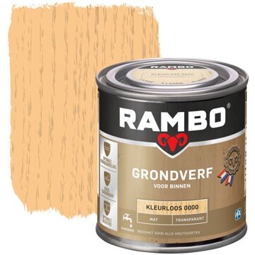 Rambo grondverf transparant mat kleurloos 250ml