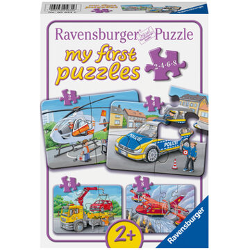 Ravensburger Mijn first puzzel - Mijn hulpverleningsvoertuigen