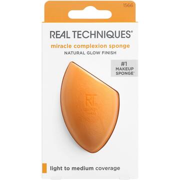 Real Techniques Miracle Complexion Sponge - make-up spons Oranje - 000