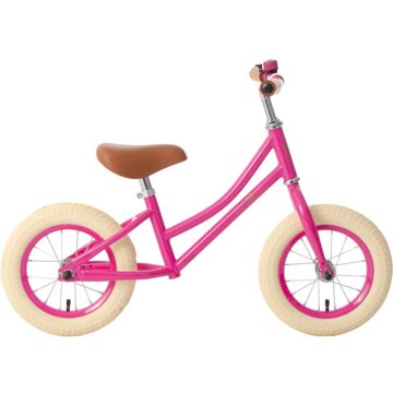 Rebel Kidz 12.5"", fuchsia. Met verstelbaar stuur en zadel Roze