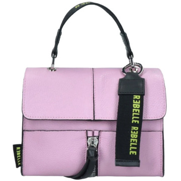 Rebelle Lila Leren Handtas met Charms Rebelle , Purple , Dames - ONE Size