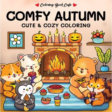 Rebo Productions Comfy Autumn - Coloring Book Cafe