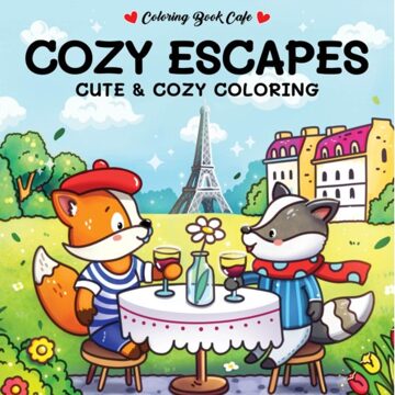 Rebo Productions Cozy Escapes - Coloring Book Cafe