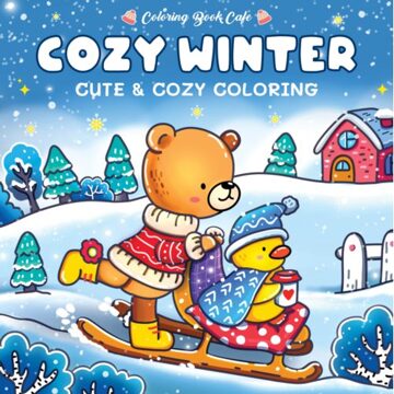 Rebo Productions Cozy Winter - Coloring Book Cafe