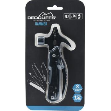 Redcliffs Hamer 12 functies 15cm zwart