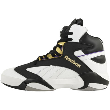 Reebok Shaq Attaq Gouden Basketbalschoenen Reebok , Black , Heren - 41 EU