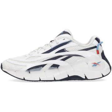 Reebok Zig Kinetica 2.5 Essential Blauw Heren Lage Schoen/Schoeisel While/vector Navy Reebok , White , Heren - 40 Eu,39 Eu,42 1/2 Eu,44 Eu,45 EU