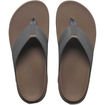 Reef The Raglan Teenslippers Heren donkergrijs - bruin - 43