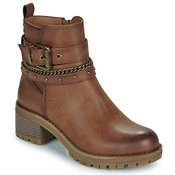 Refresh Enkellaarzen Refresh 172918-CAMEL" Bruin - 36,38,39,40