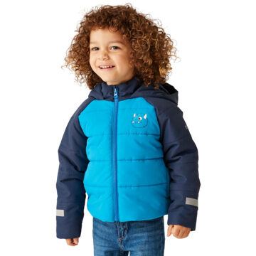 Regatta Gewatteerde jas voor kinderen Blauw - 80