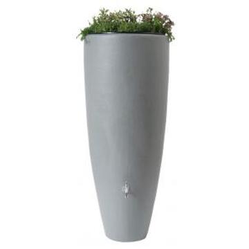 Regenton + Plantenbak 2 in 1 Grijs 300 liter