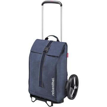 Reisenthel Shopping Citycruiser herringbone dark blue Trolley Blauw - H 55 x B 34 x D 22