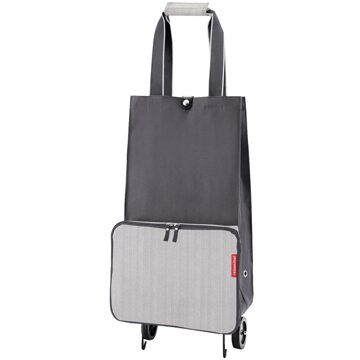 Reisenthel Shopping Foldable Trolley herringbone grey Trolley Grijs - H 66 x B 29 x D 28