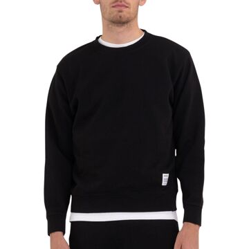 Replay Micro Print Sweater Heren zwart