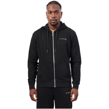 Richmond Zwarte Hoodie Sweater Fullzip Model Richmond , Black , Heren - 2Xl,Xl,L,M,S