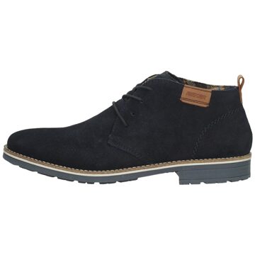 Rieker Blauwe Suède Veterschoenen voor Heren Rieker , Blue , Heren - 40 Eu,45 Eu,44 Eu,43 Eu,42 Eu,41 EU