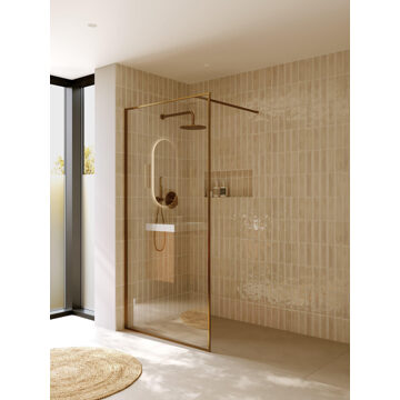 Riho Define Inloopdouche - 100x200cm - Copper mat G010001302