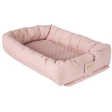 Roba style Babynest 3 in 1 roze mauve Roze/lichtroze