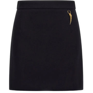 Roberto Cavalli Fang Embellished Mini Skirt Roberto Cavalli , Black , Dames - S,Xs