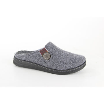 Rohde 7142-84 heren pantoffel (open hiel) Grijs - 42